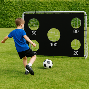 Bramka Piłkarska z matą do treningu celności 240x170cm